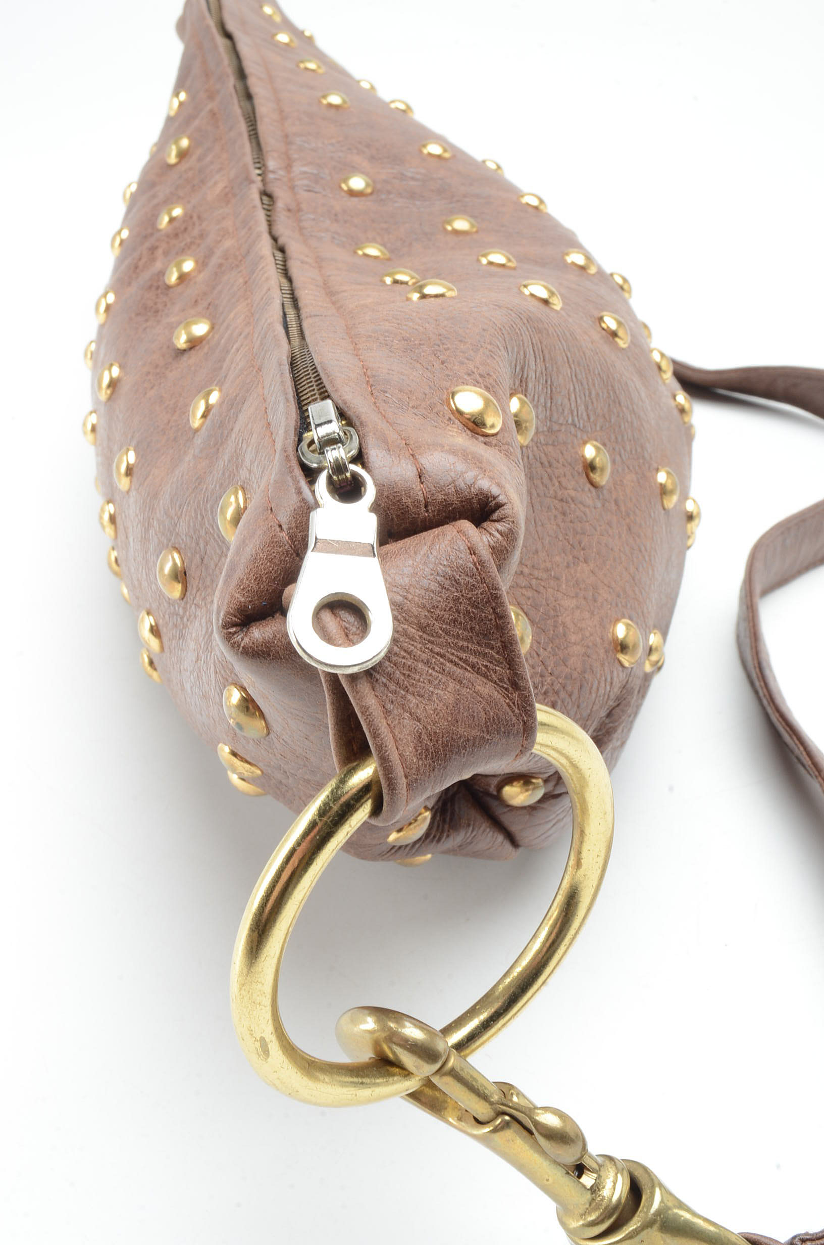 J. J. Winters Studded Hobo Handbag
