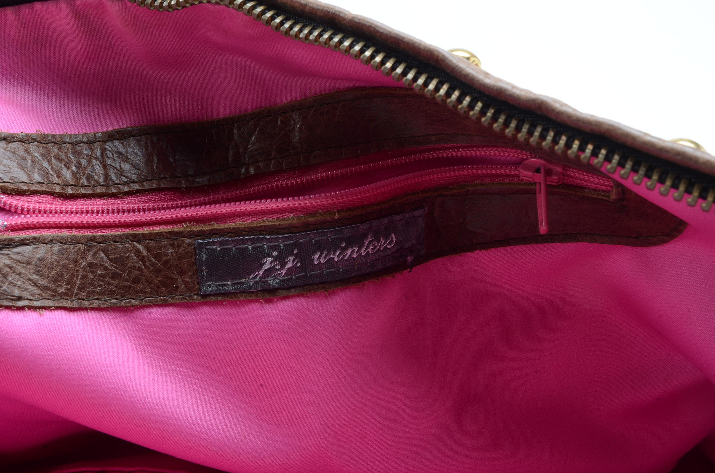 J. J. Winters Studded Hobo Handbag