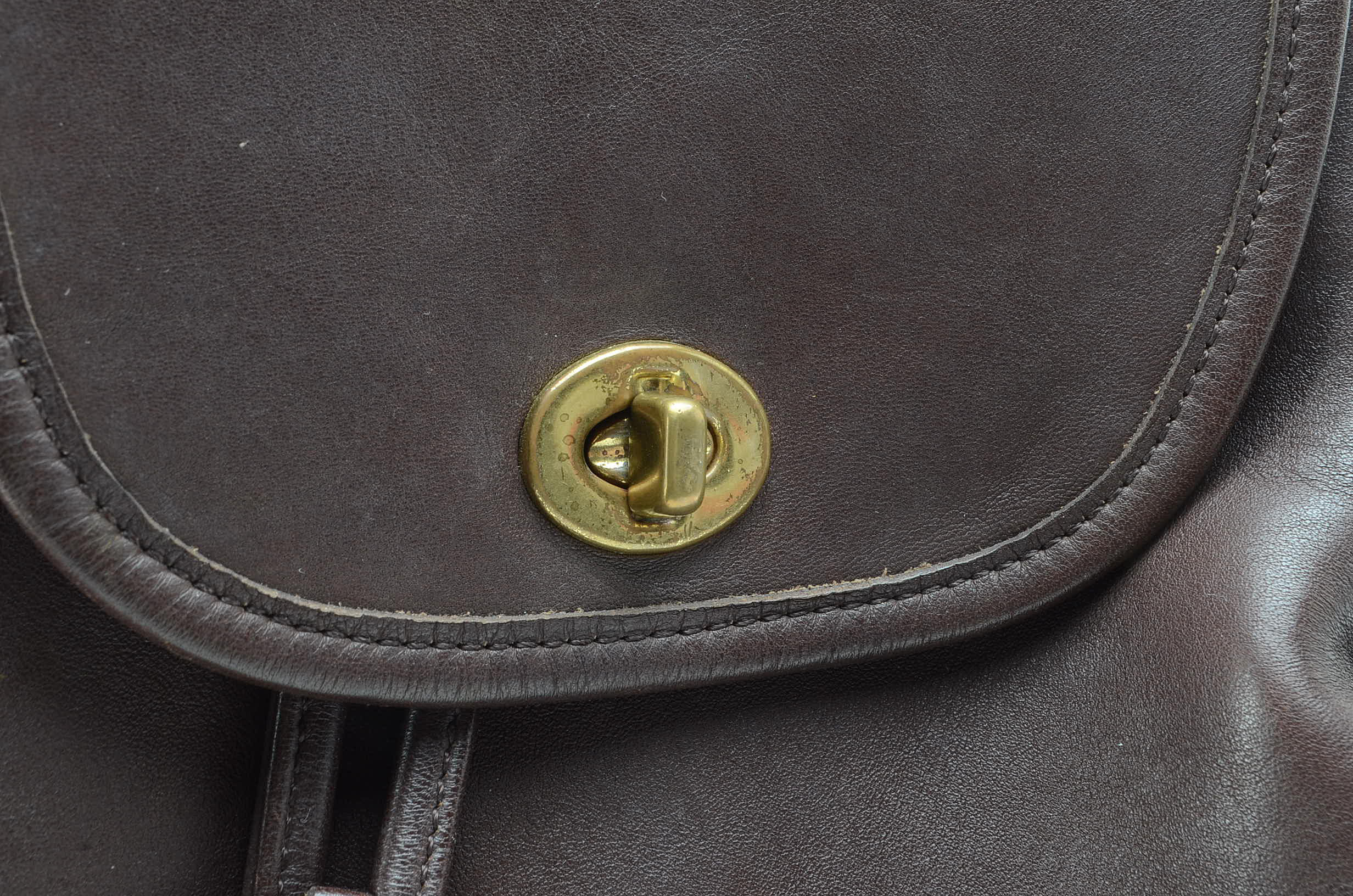 Coach Brown Leather Backpack Purse