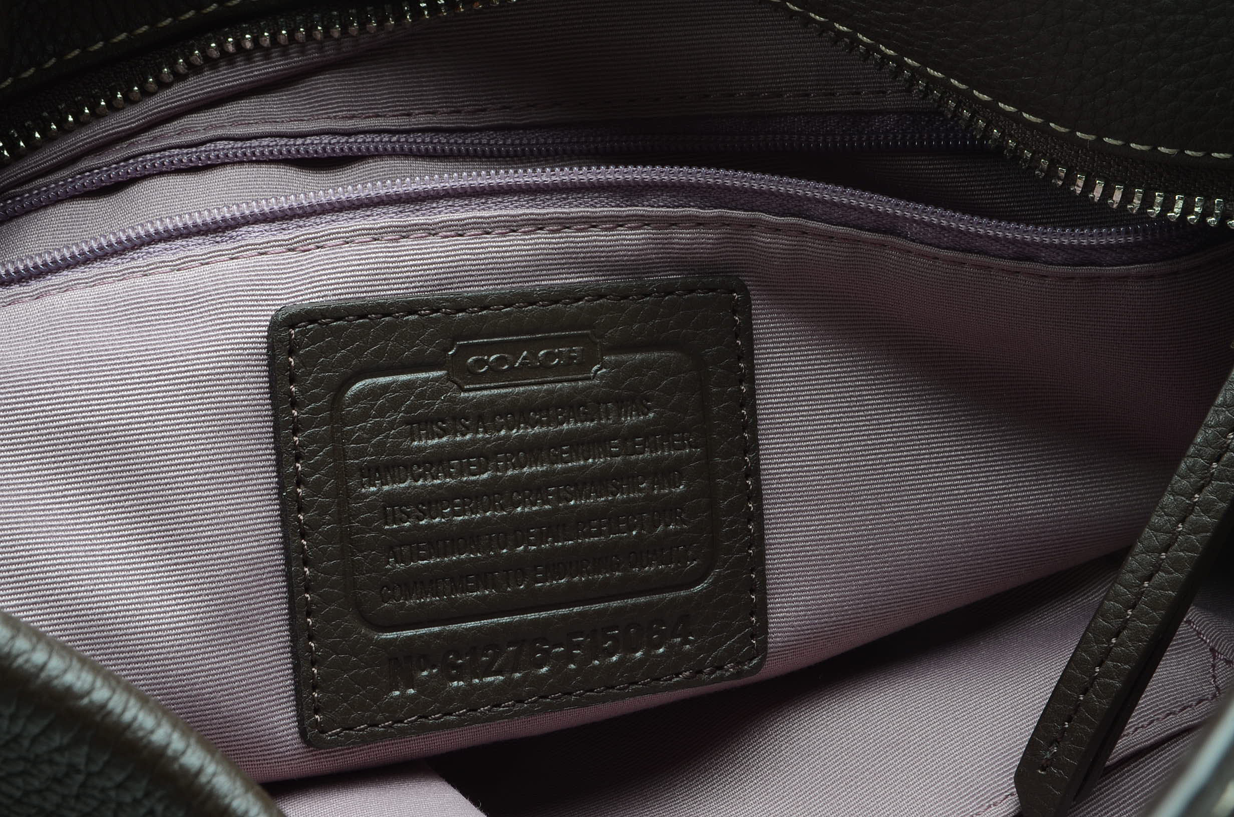 Coach Brown Leather Duffle Handbag