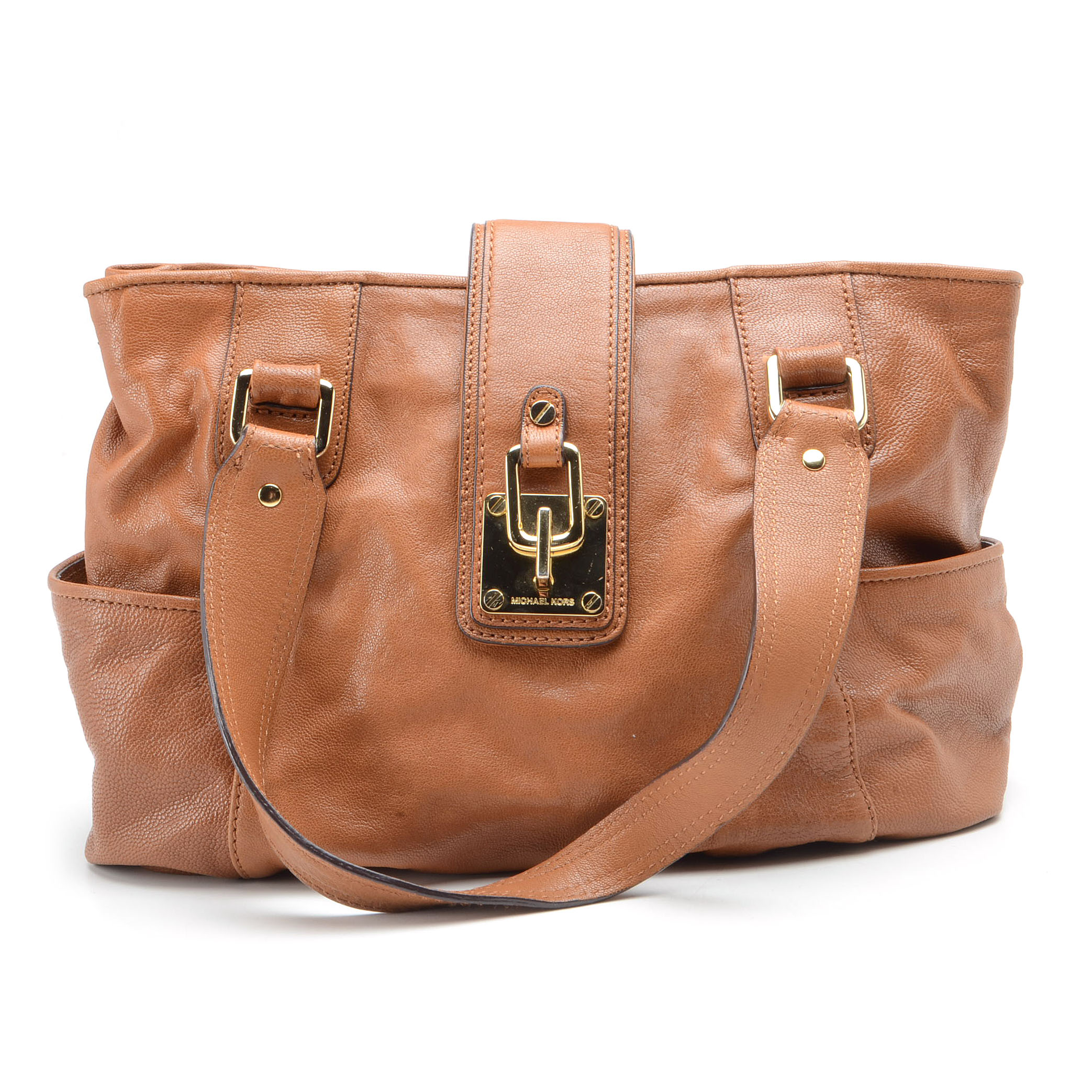 MICHAEL Michael Kors Tan Leather Handbag