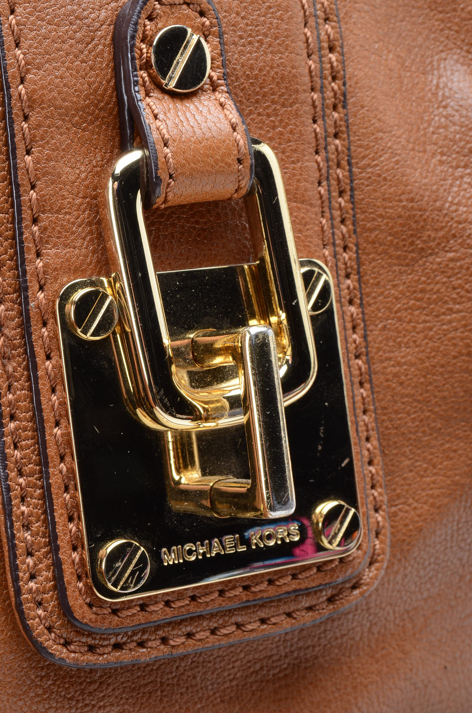 MICHAEL Michael Kors Tan Leather Handbag