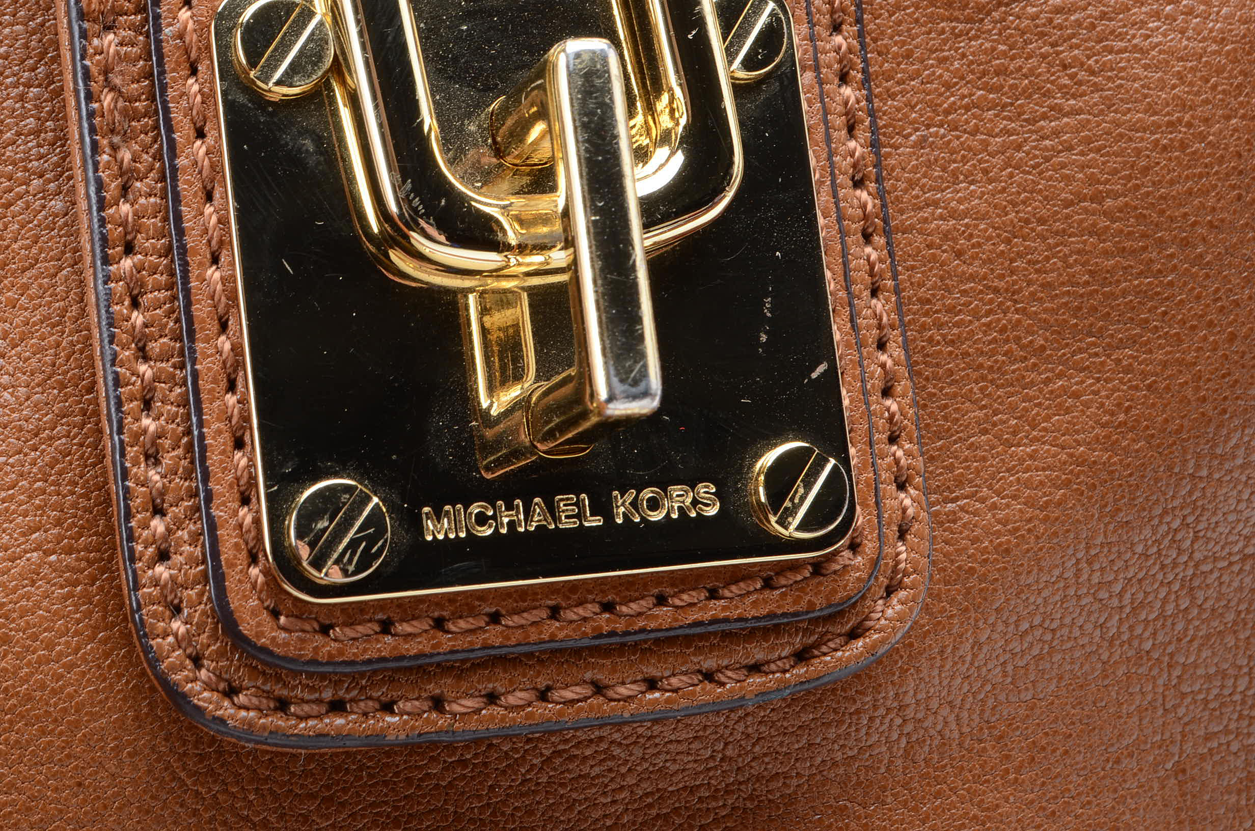 MICHAEL Michael Kors Tan Leather Handbag