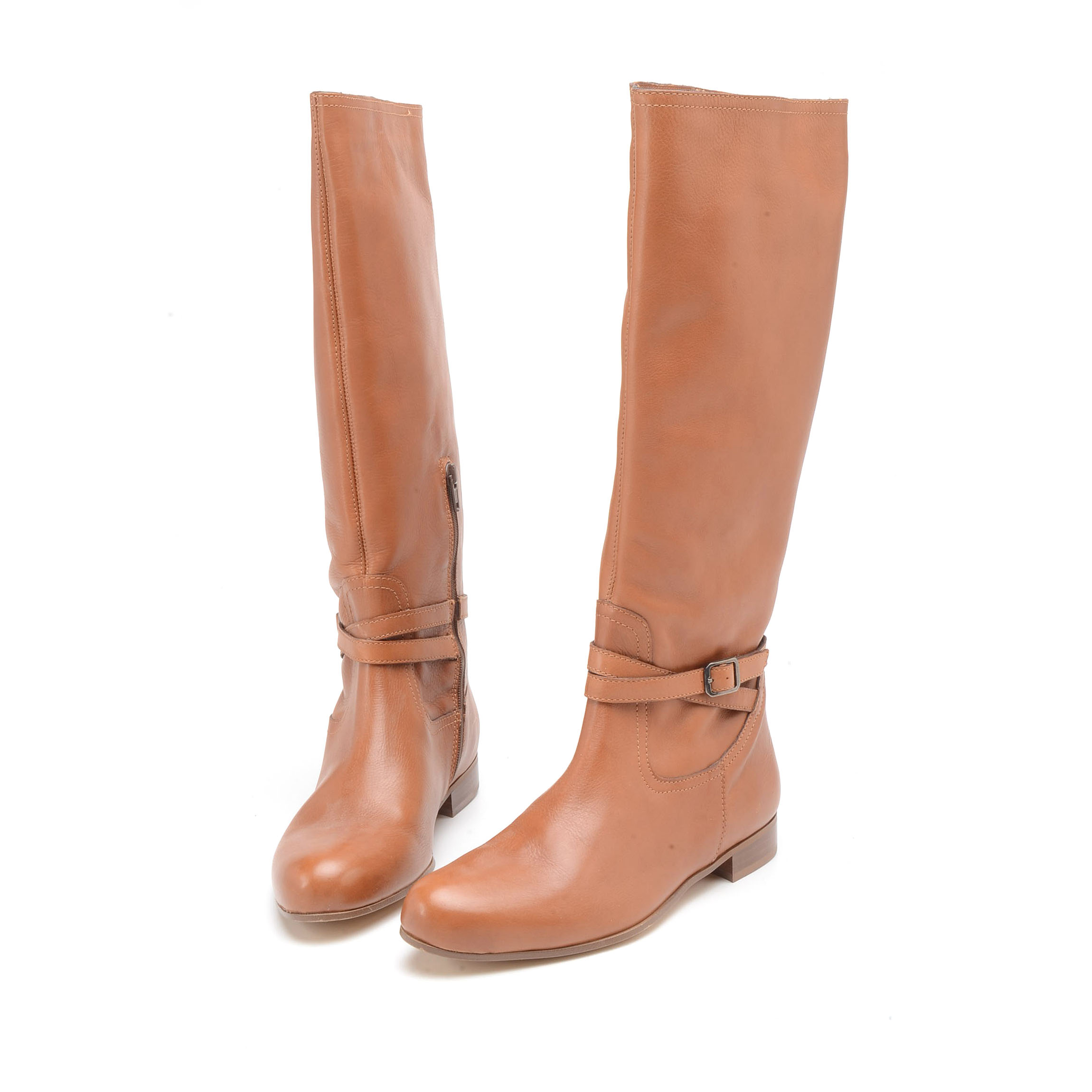 Women's Equestrian Leather Boots by Garnet Hill