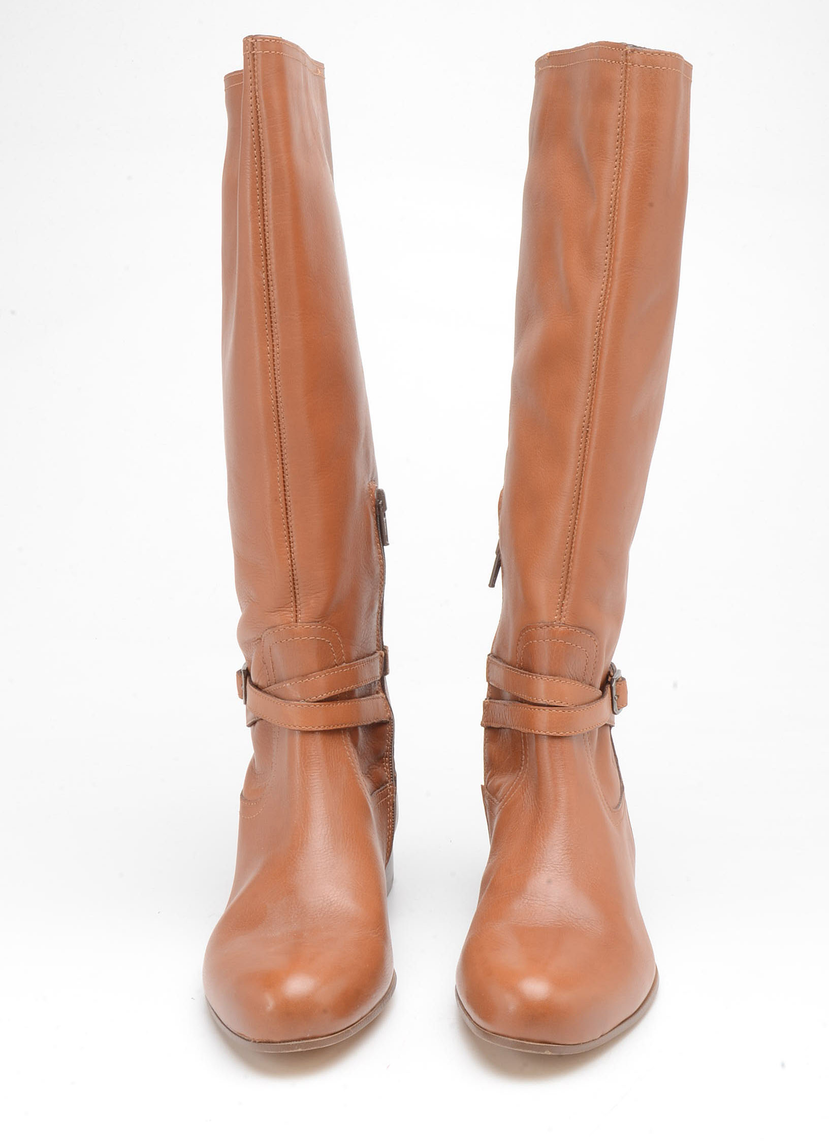 Women's Equestrian Leather Boots by Garnet Hill