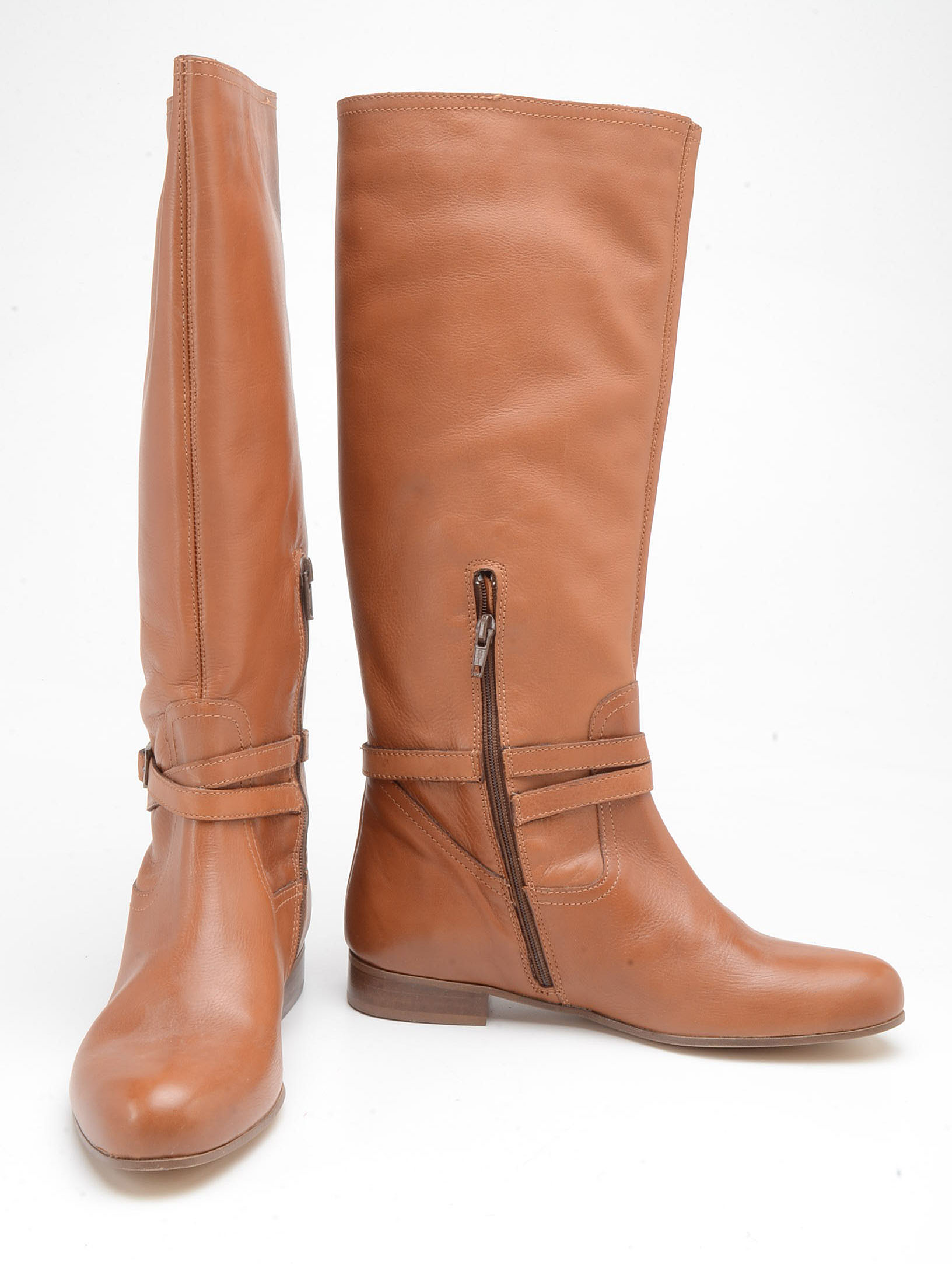 Women's Equestrian Leather Boots by Garnet Hill