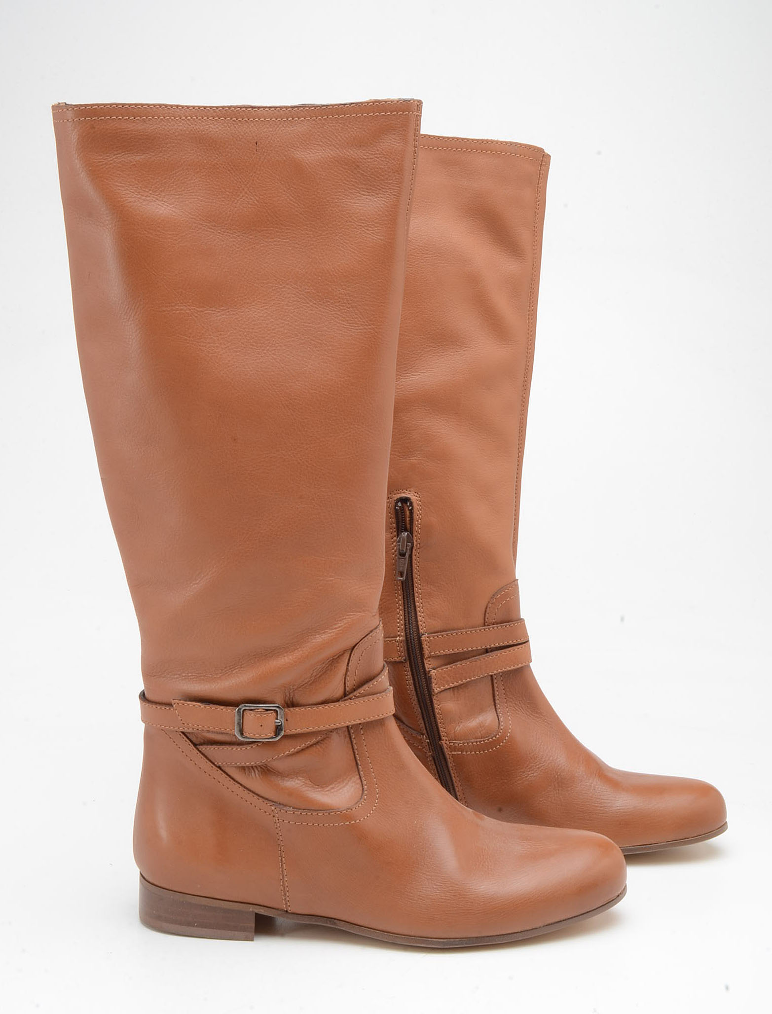 Women's Equestrian Leather Boots by Garnet Hill