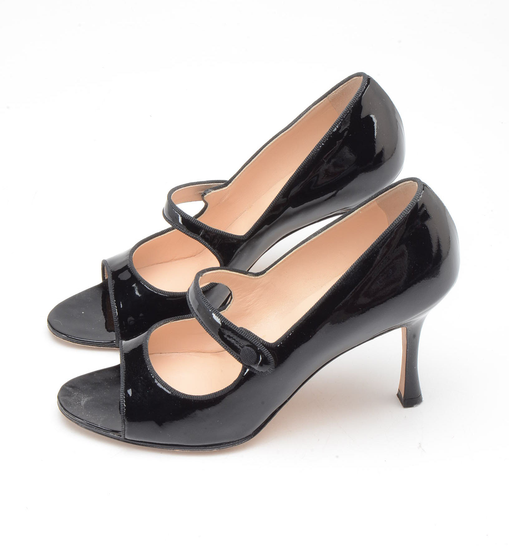 Manolo Blahnik Patent Leather Mary Jane Pumps