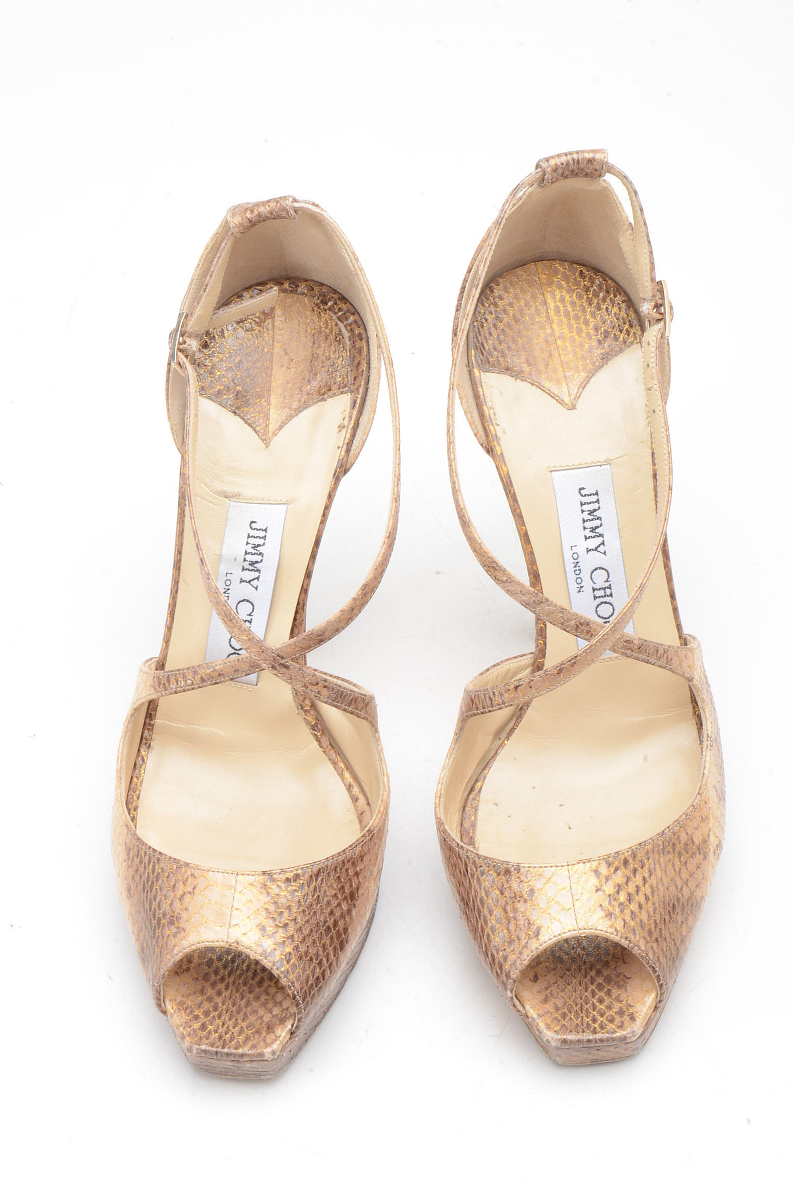 Jimmy Choo Snakeskin Sandals