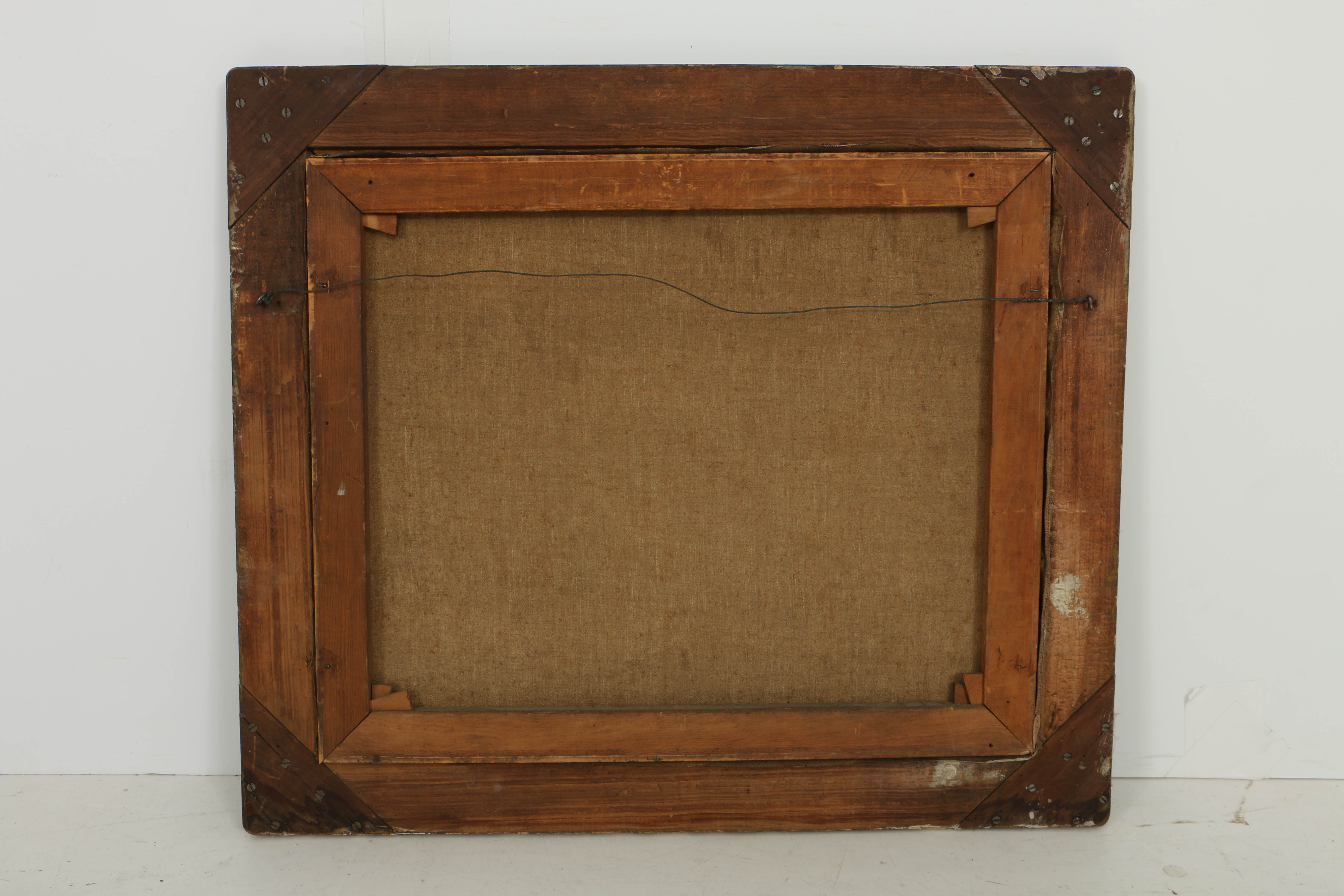 George Herbert Baker Oil Painting on Canvas Autumnal Landscape