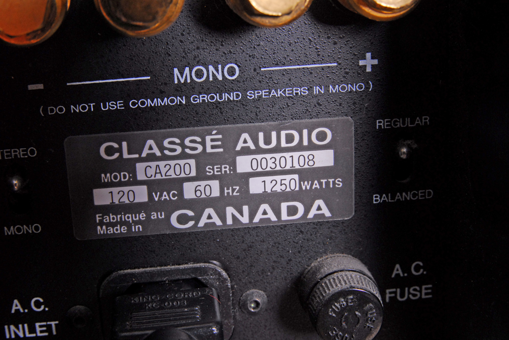 Classé CA-200 Stereo Power Amplifier