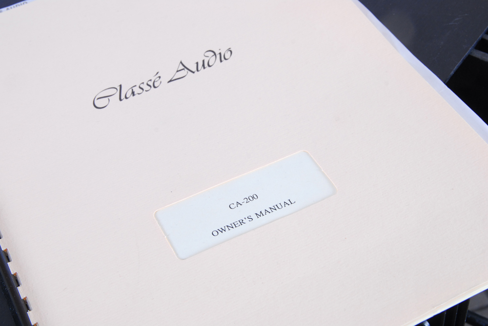 Classé CA-200 Stereo Power Amplifier