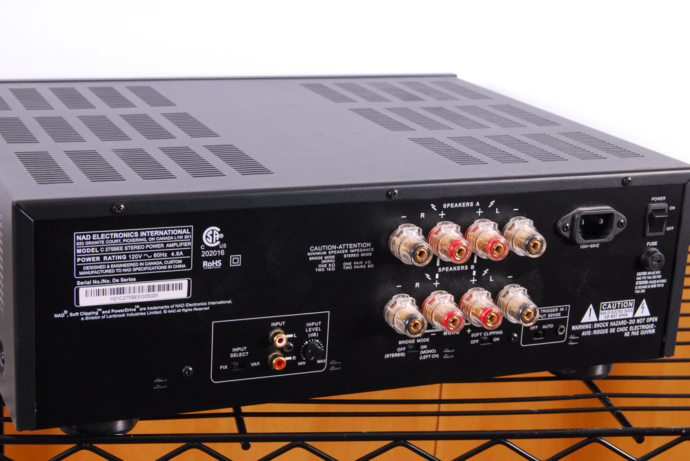 NAD C 275BEE Stereo Power Amplifier