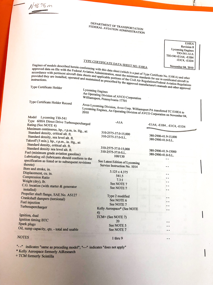1978 Beechcraft Duke B60 Airplane