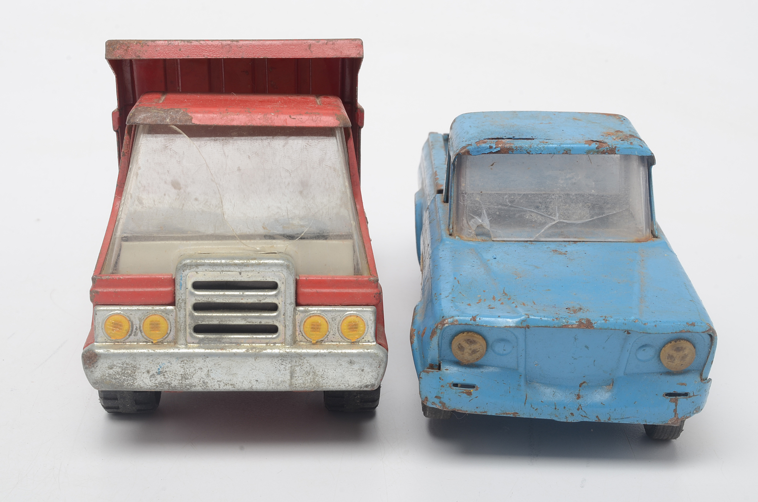 Group of Pressed Steel and Plastic Model Cars
