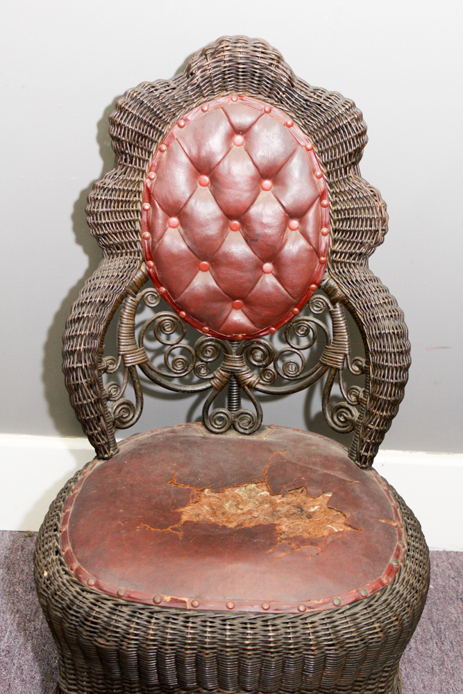 Antique Heywood-Wakefield Wicker Chair