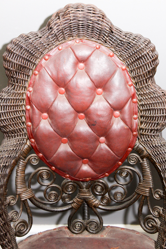 Antique Heywood-Wakefield Wicker Chair