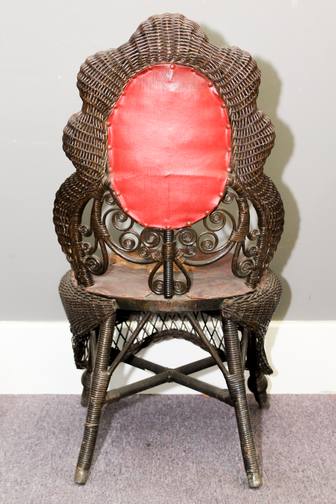 Antique Heywood-Wakefield Wicker Chair