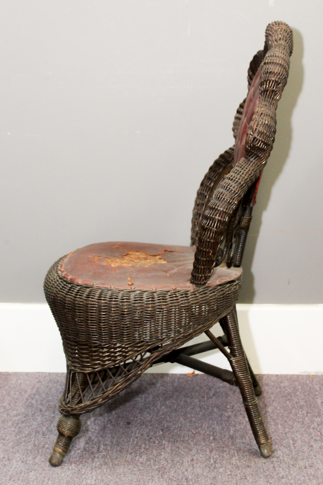 Antique Heywood-Wakefield Wicker Chair