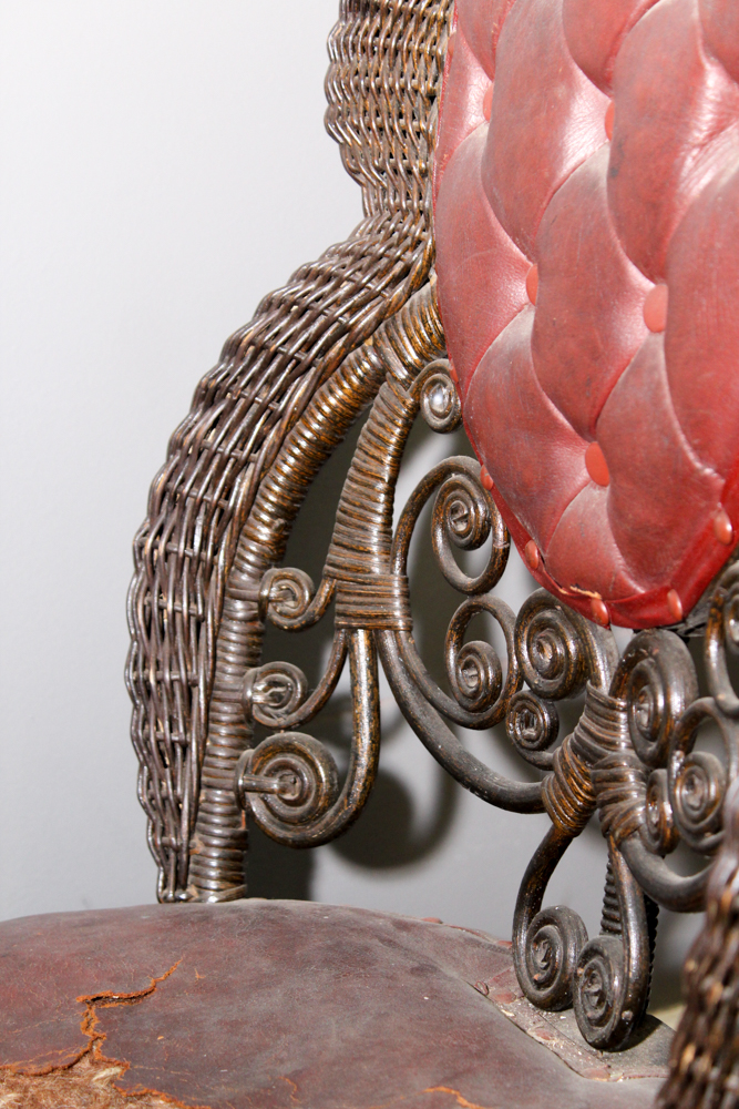 Antique Heywood-Wakefield Wicker Chair