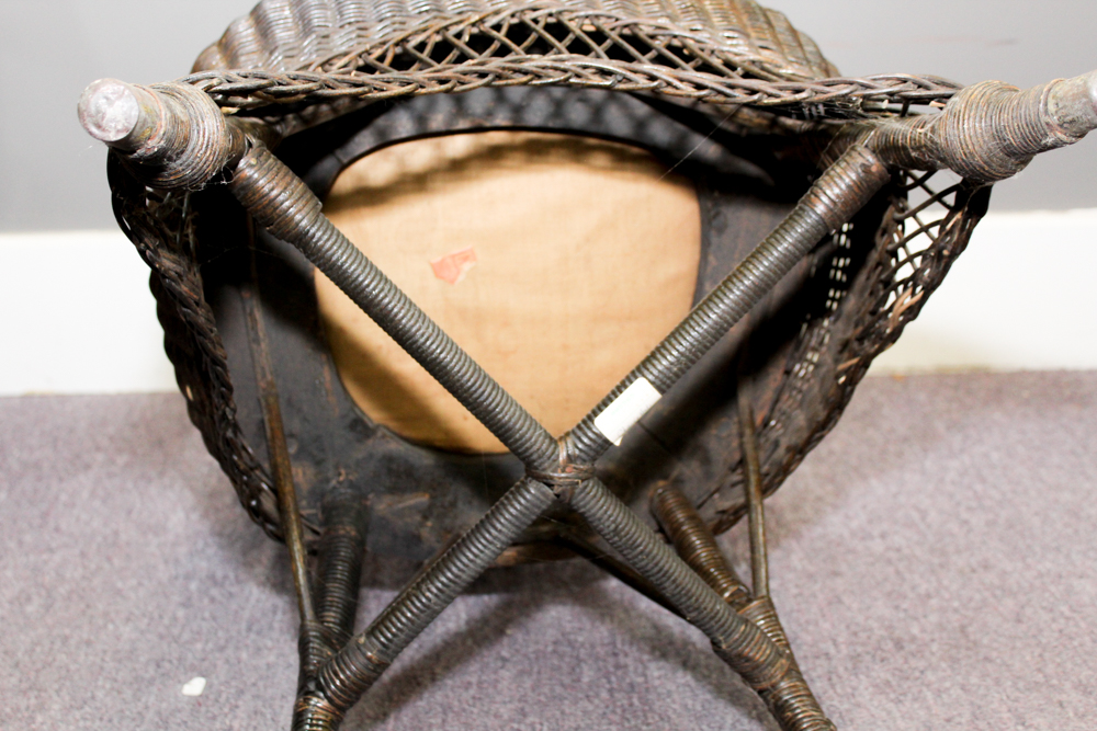 Antique Heywood-Wakefield Wicker Chair