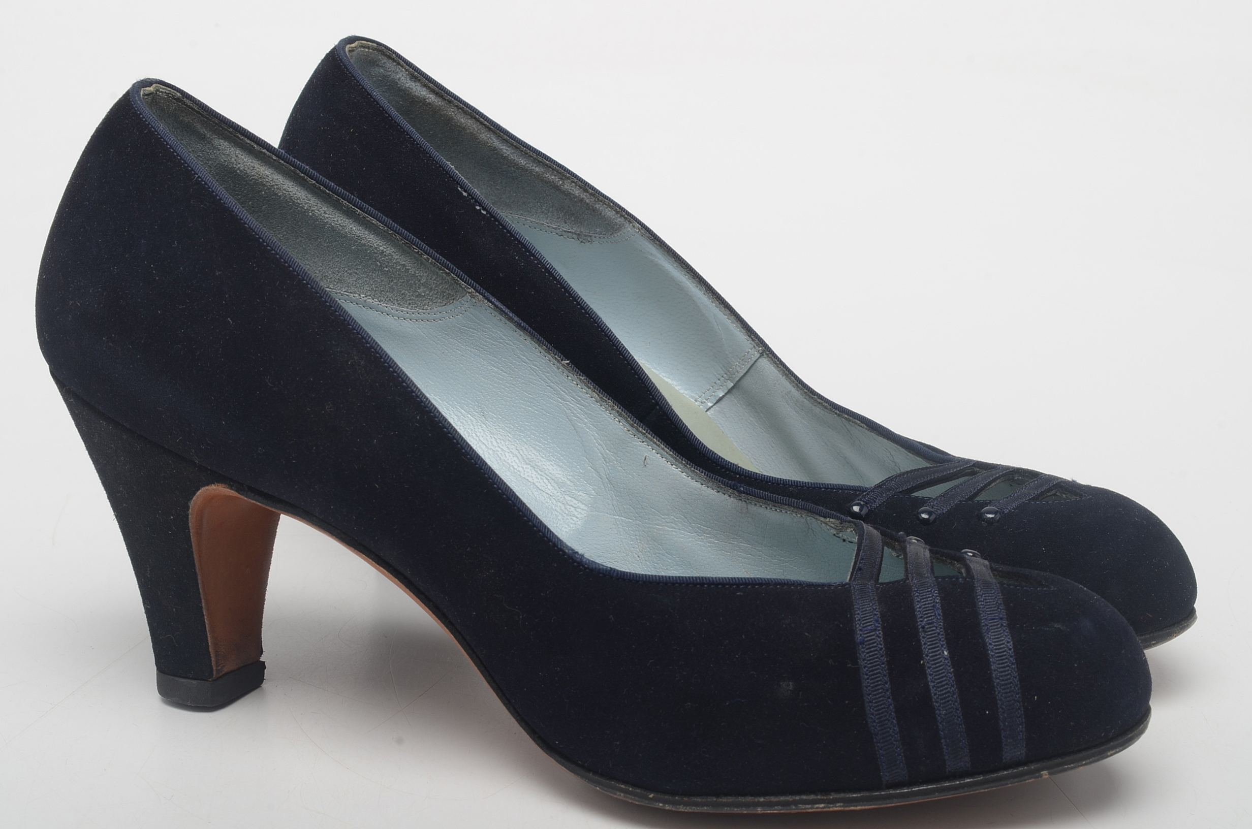 Vintage Round Toe Pumps