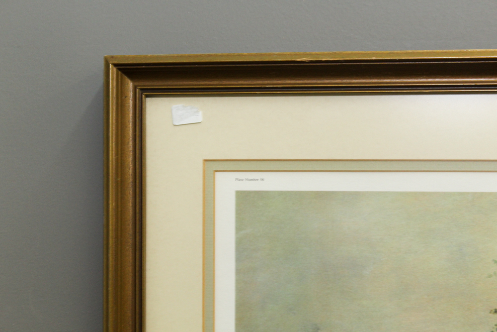 Offset Lithograph After Paul Sawyier "Fisherman's Catch"