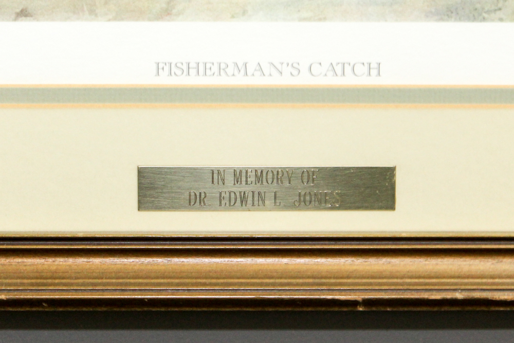 Offset Lithograph After Paul Sawyier "Fisherman's Catch"