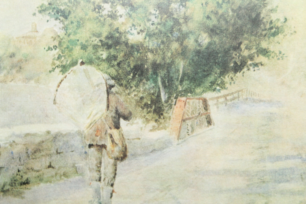 Offset Lithograph After Paul Sawyier "Fisherman's Catch"