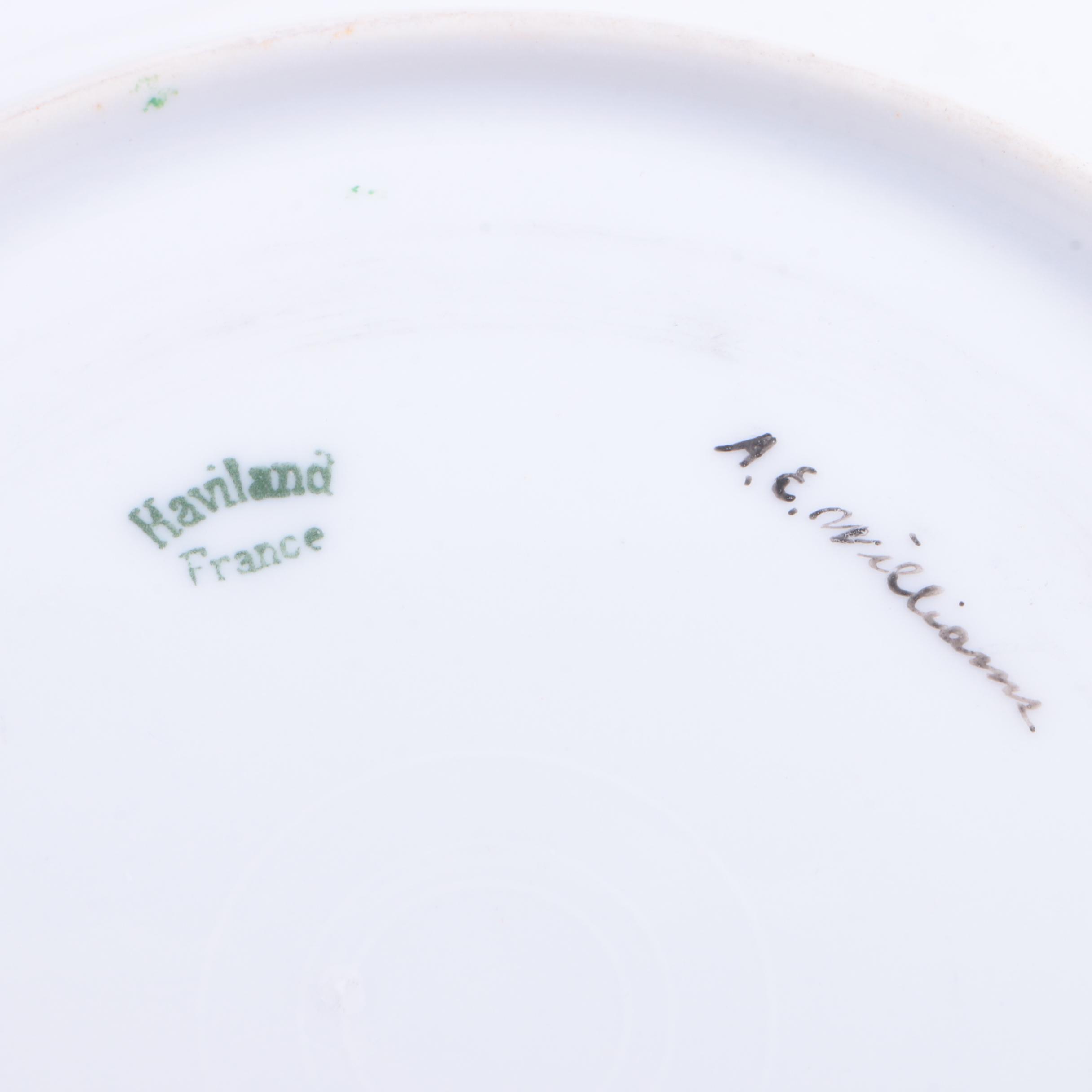 Vintage Haviland Limoges Painted by A. E. Williams