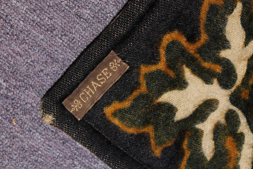 Antique Chase Wool and Horse Hair Carriage Blanket