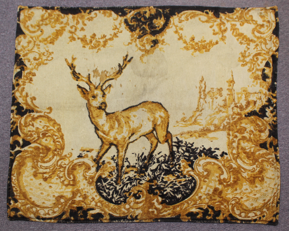 Antique Chase Wool and Horse Hair Carriage Blanket