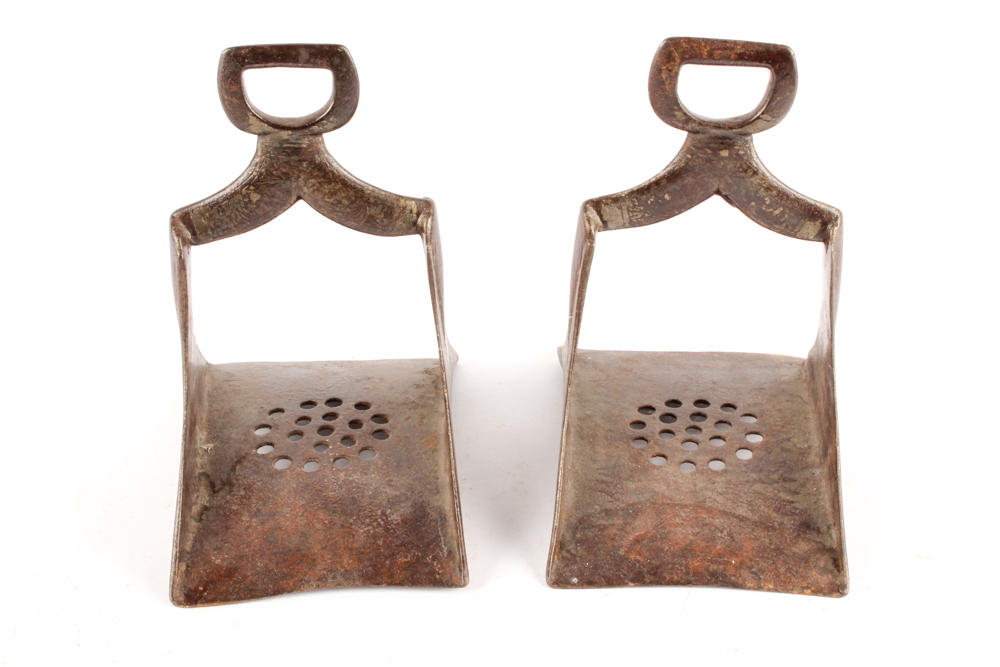 Antique Argentinian and Arabian Style Stirrups