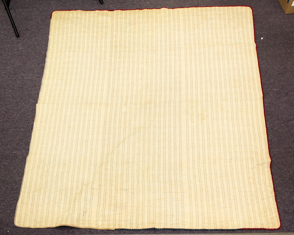 Vintage Handmade "Grandmother's Flower Garden" Quilt