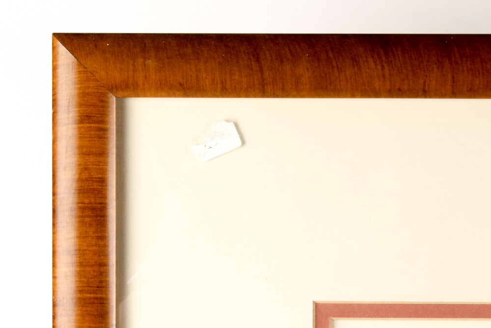 Deborah Bundy Watercolor on Paper with Offset Lithographs