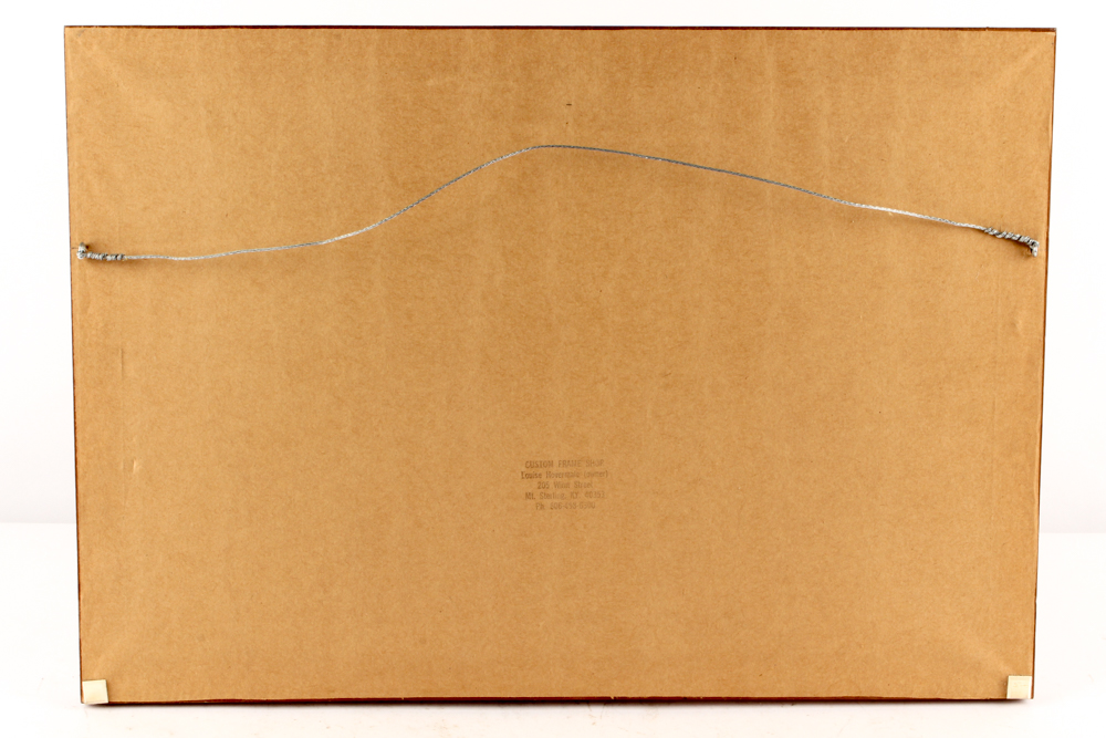 Deborah Bundy Watercolor on Paper with Offset Lithographs