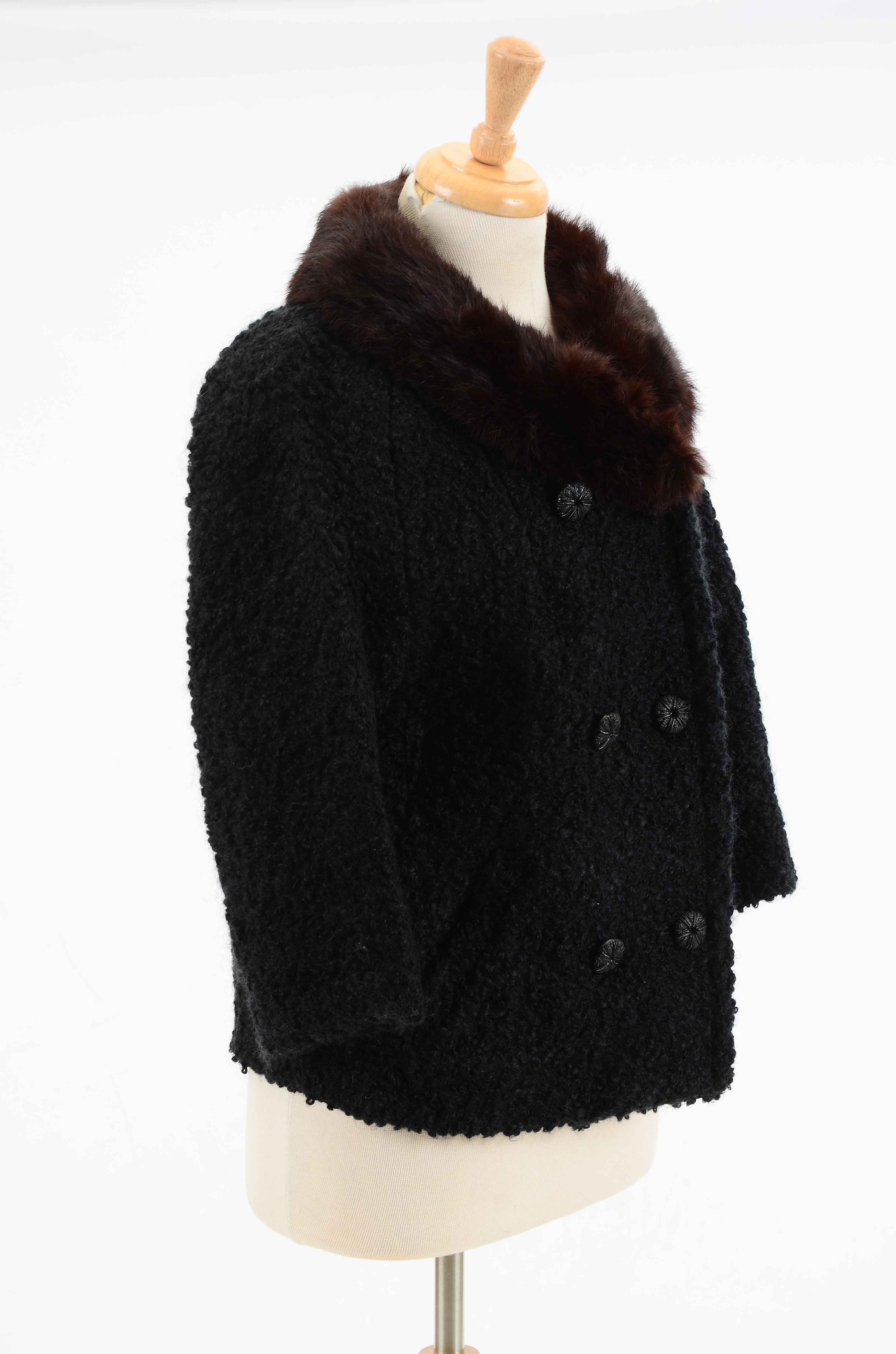 Vintage Persian Lamb and Mink Coat