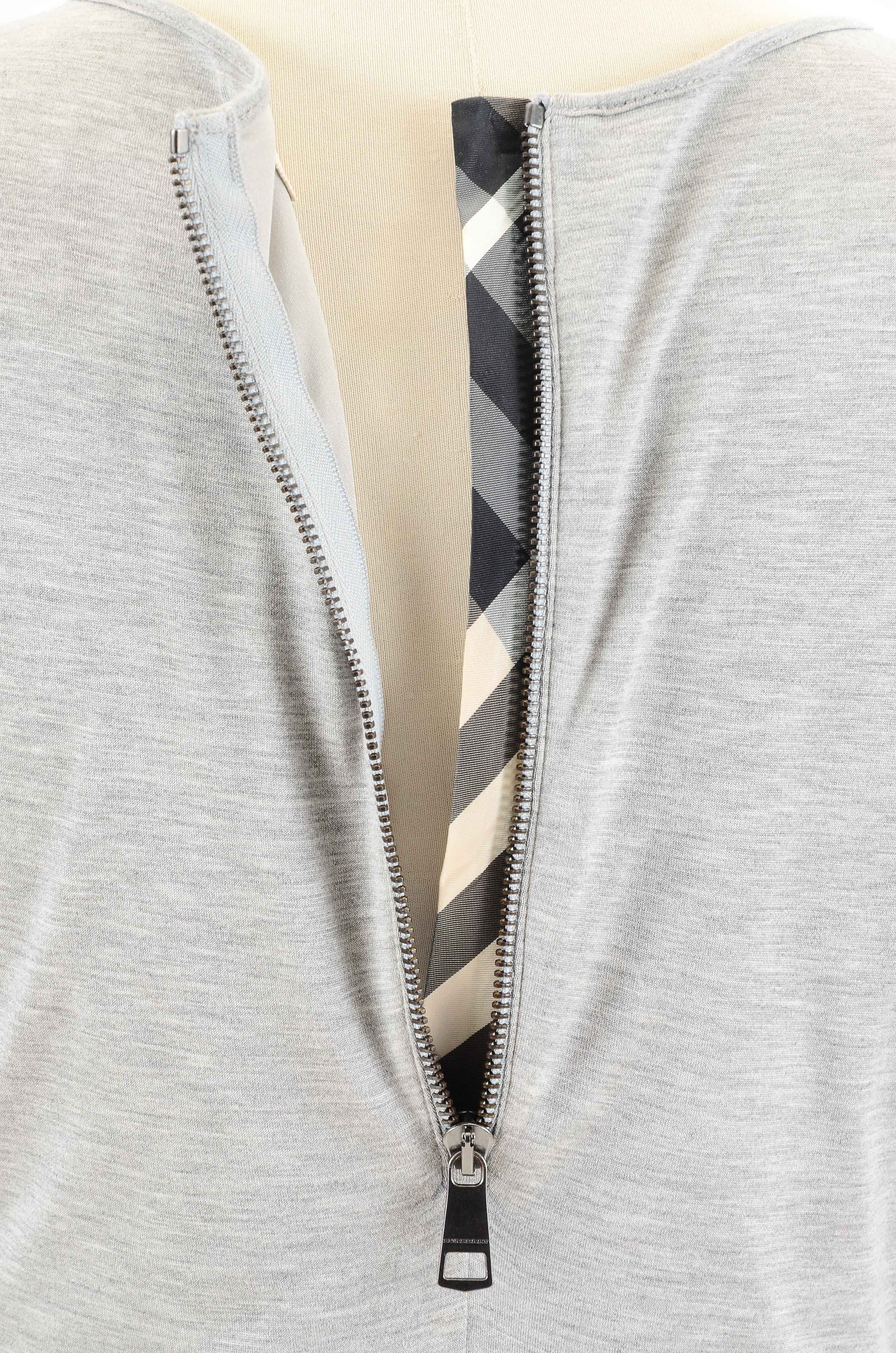 Burberry Gray Knit Dress