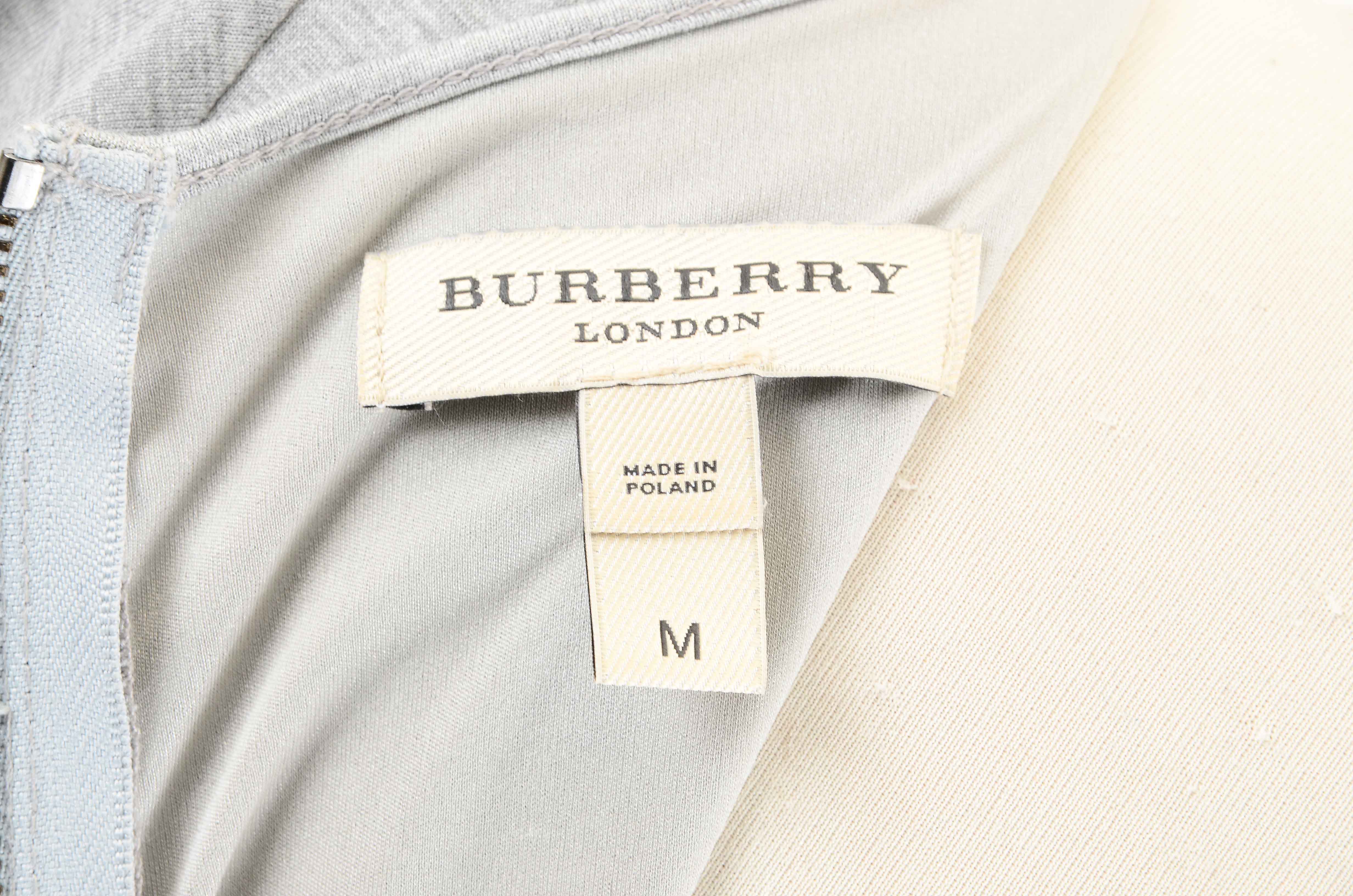 Burberry Gray Knit Dress