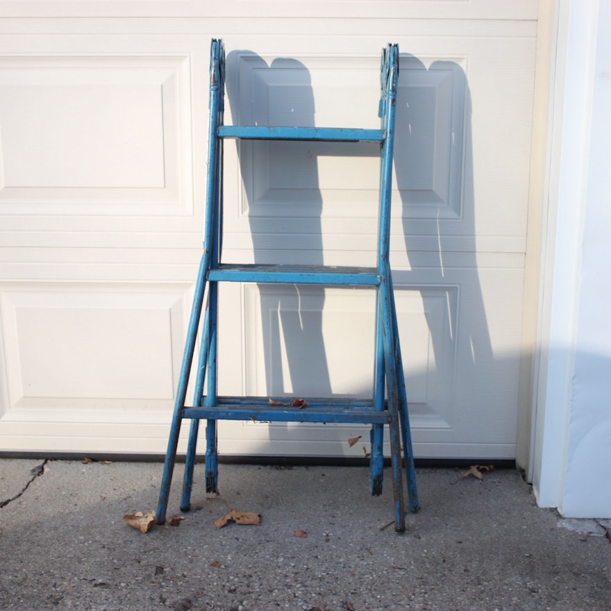 Vintage Metal "Versa Ladder" in Blue