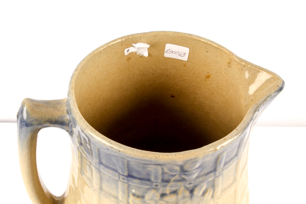 Antique Rose on Trellis Stoneware Pitcher