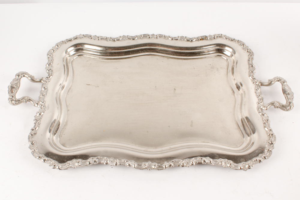 International Silver Co. "Concord" Silver Plate Coffee Pot and Other Serveware