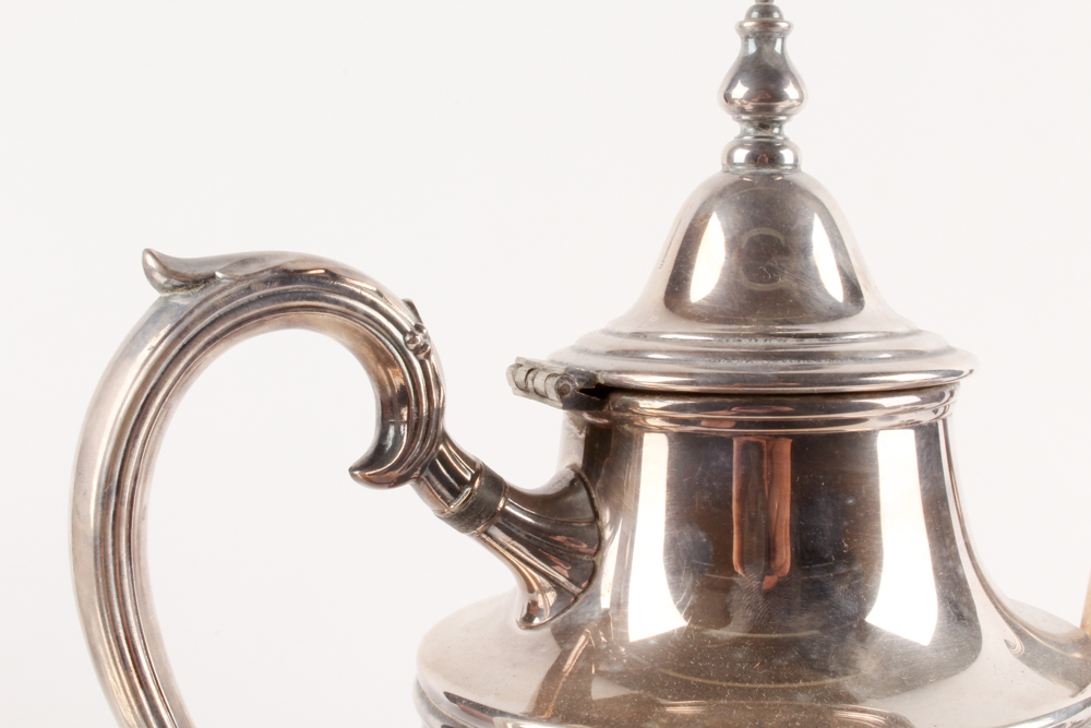 International Silver Co. "Concord" Silver Plate Coffee Pot and Other Serveware