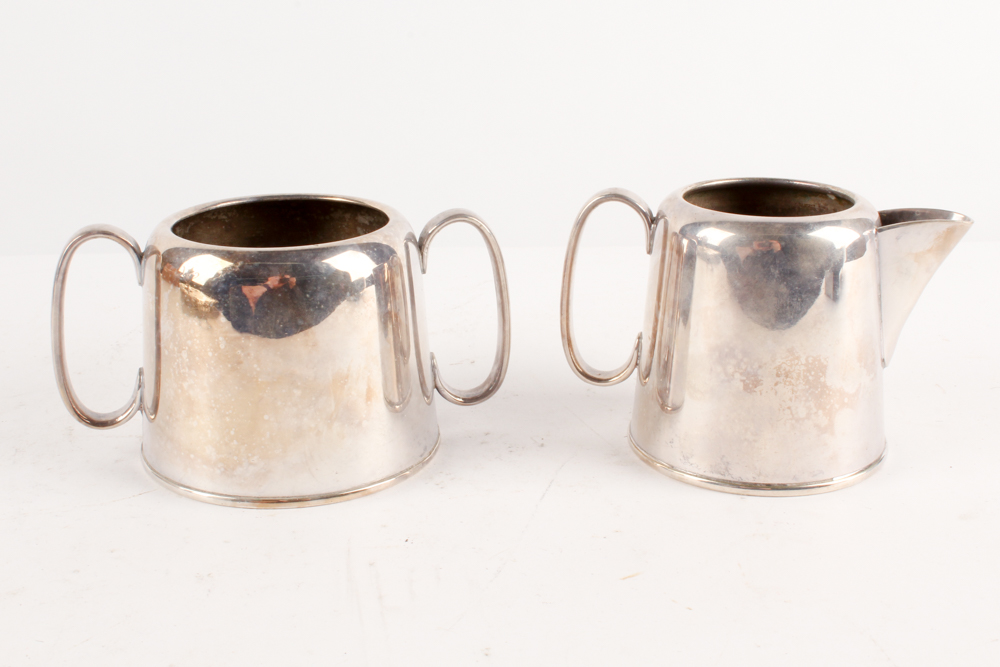 International Silver Co. "Concord" Silver Plate Coffee Pot and Other Serveware