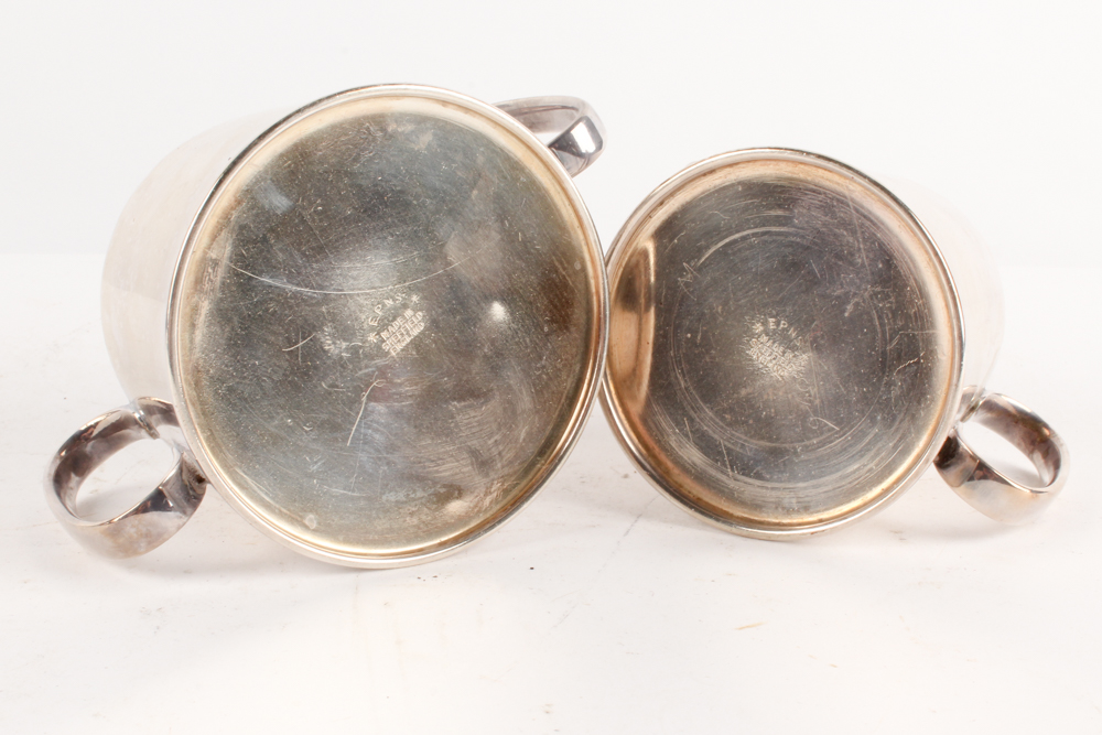 International Silver Co. "Concord" Silver Plate Coffee Pot and Other Serveware