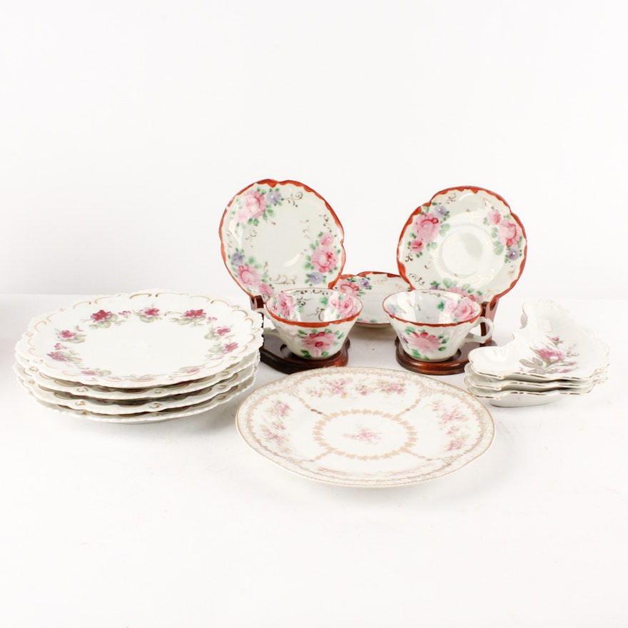 Porcelain Tableware Including Antique Moritz Zdekauer