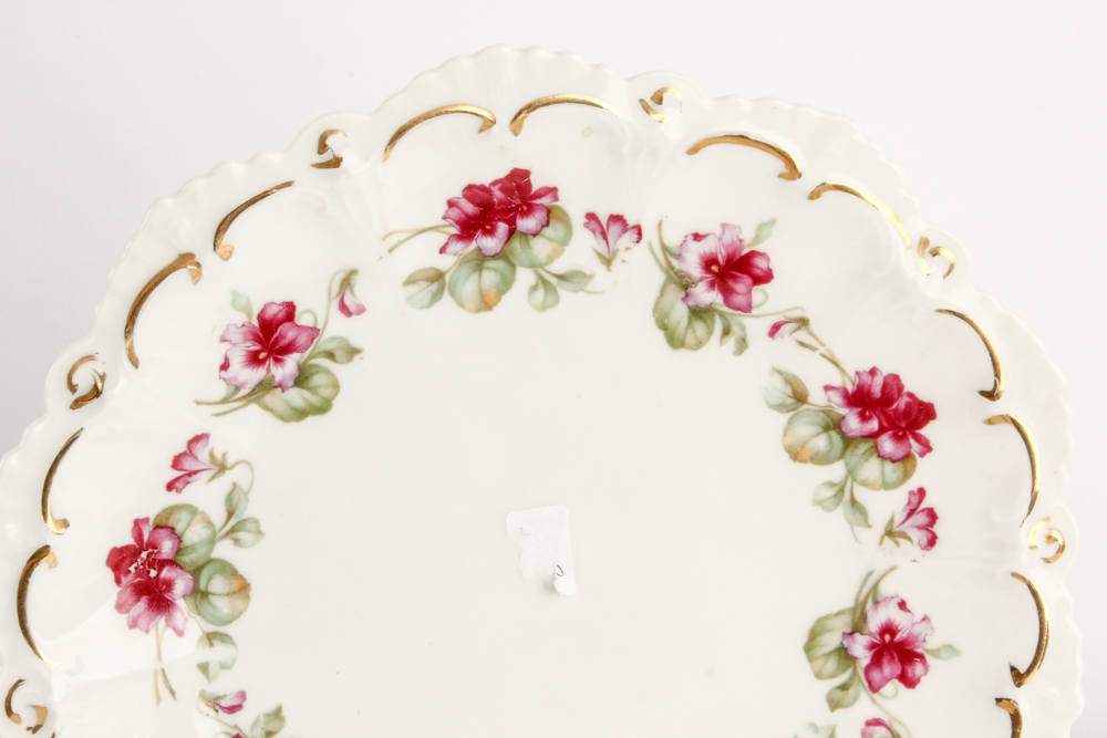 Porcelain Tableware Including Antique Moritz Zdekauer