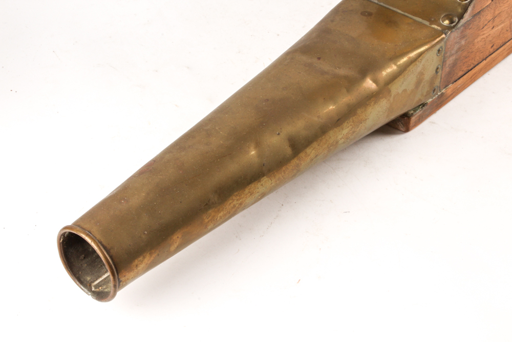 Brass and Wood Antique Rotary Bellows