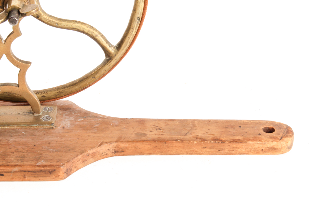 Brass and Wood Antique Rotary Bellows