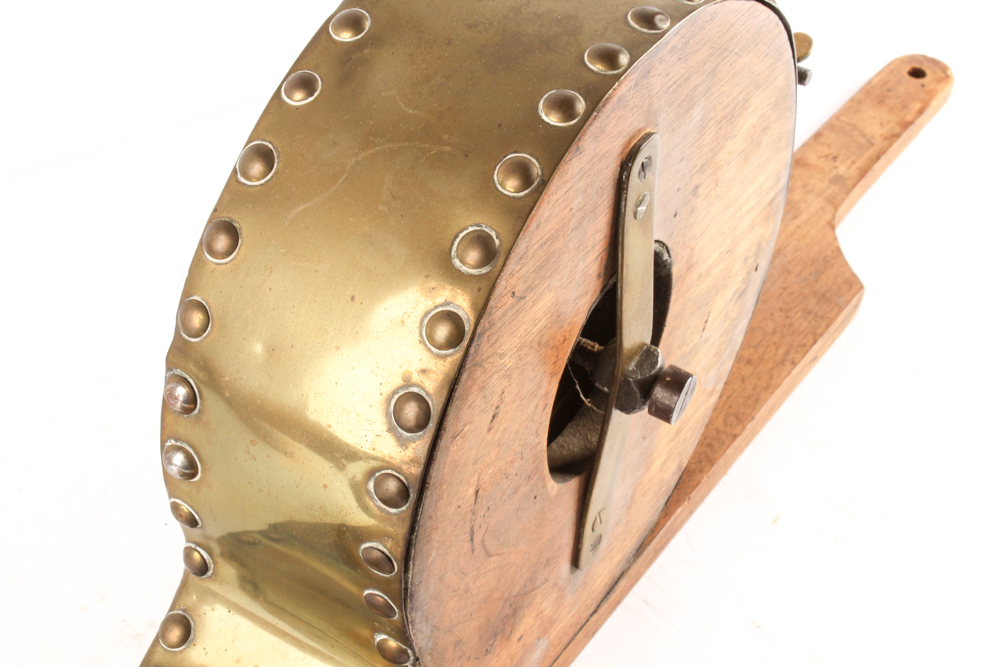 Brass and Wood Antique Rotary Bellows